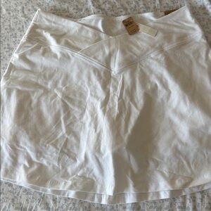 White Skort
